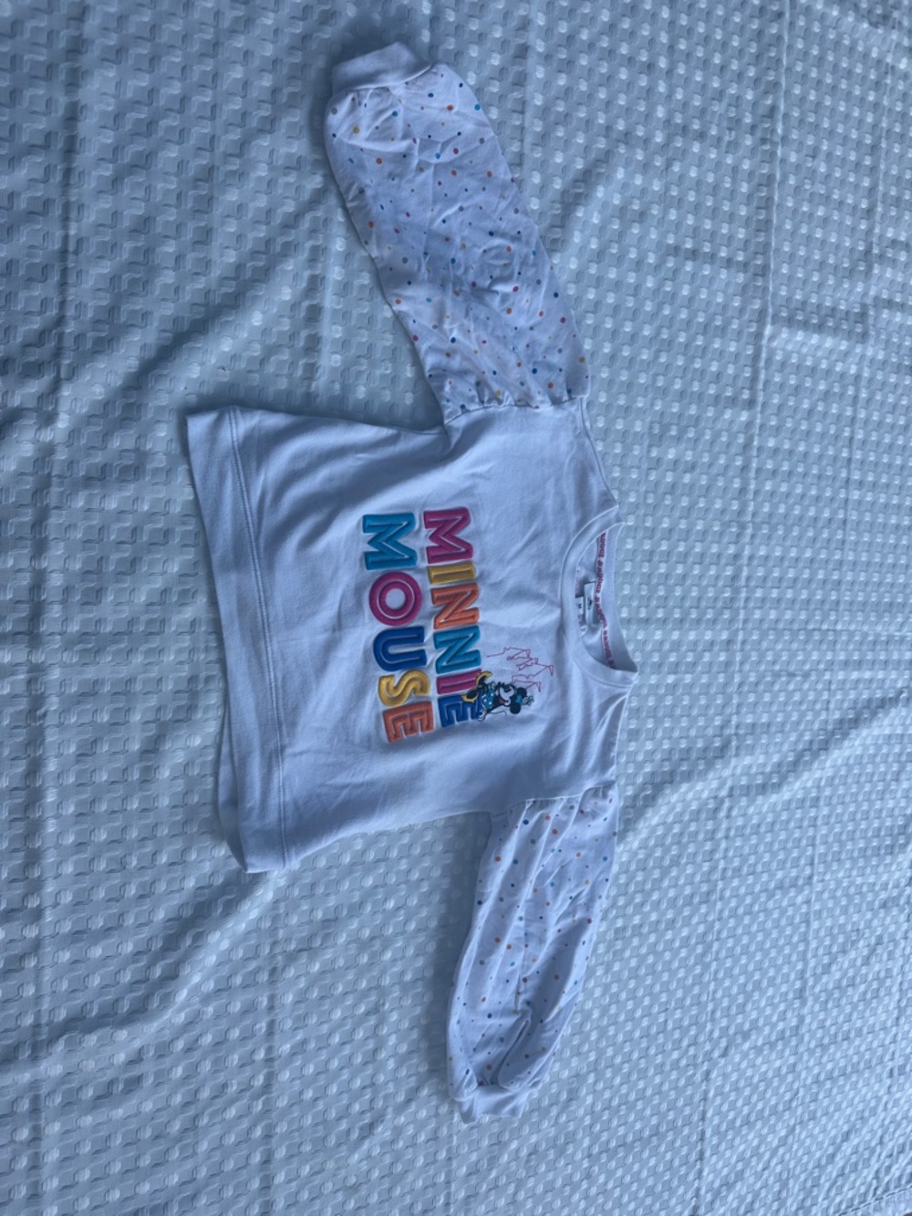 Disney World Minnie Mouse Colorful Collection Youth Sweatshirt Medium